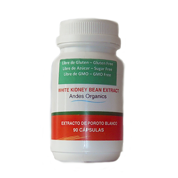 White Kidney Bean 90 Caps 500 mg Bloqueador de Carbs