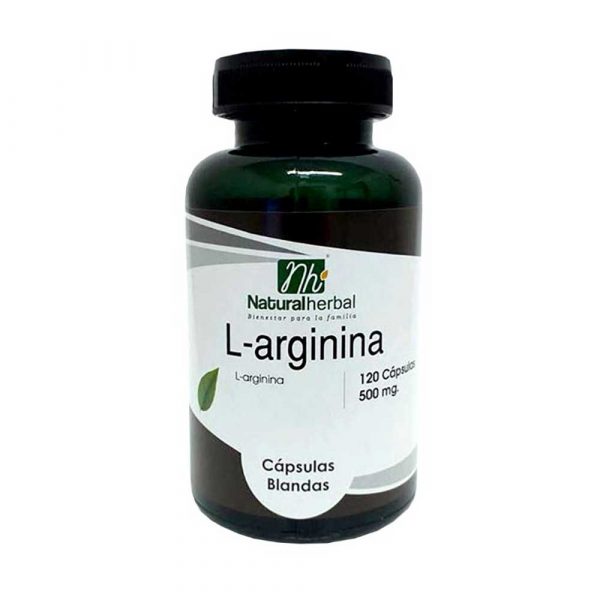 L-Arginina 120 Caps 500 mg Suplementos para Deportistas